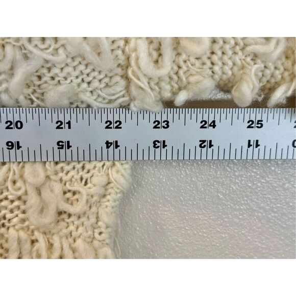 Akemi + Kin Anthropologie Wool Blend Loop Knit Open Front Wide Sleeve Cardigan - Picture 11 of 11